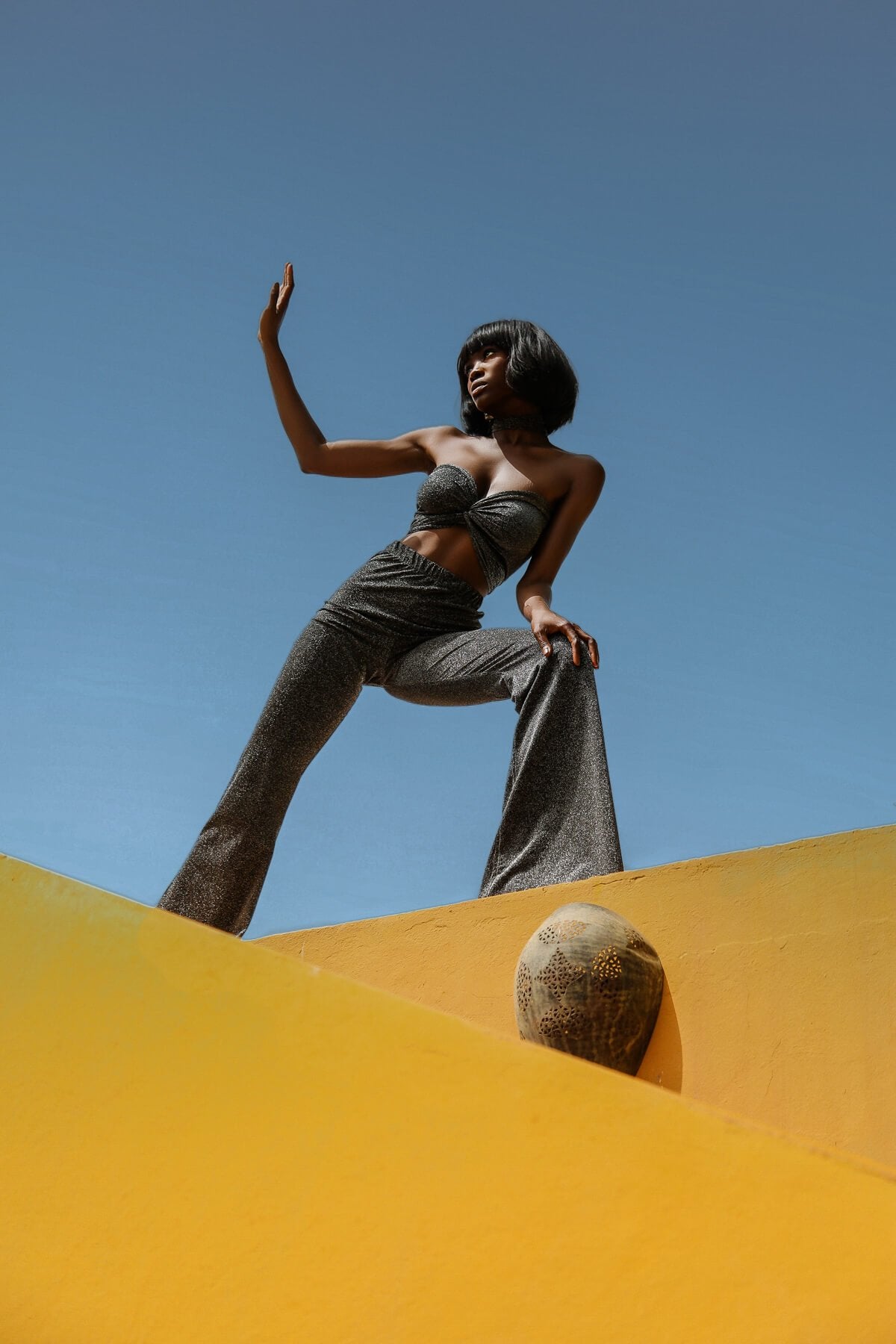 No Limit Gümüş Pantolon Takım