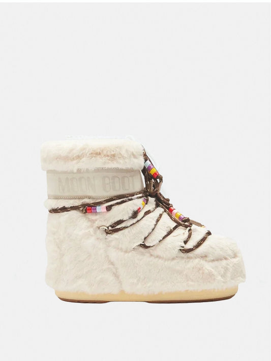 ICON CREAM LOW FAUX FUR BEADS