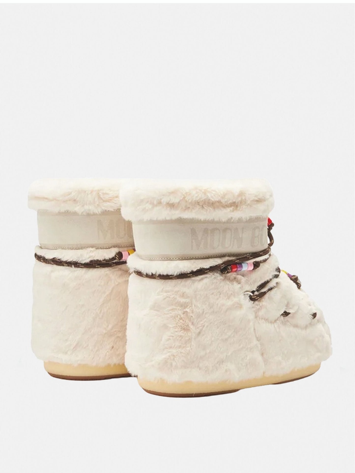 ICON CREAM LOW FAUX FUR BEADS