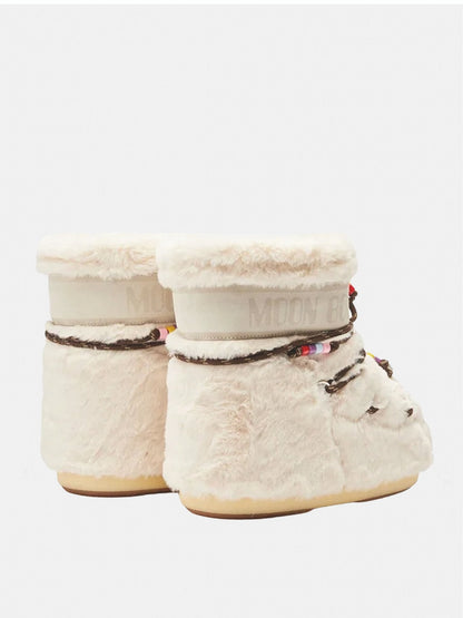 ICON CREAM LOW FAUX FUR BEADS