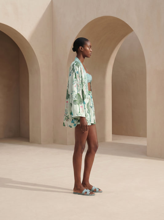 ST. TROPEZ KISA Kimono
