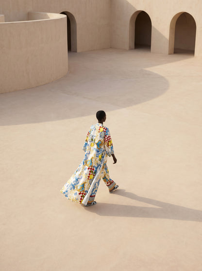 CAPRI UZUN Kimono&PANTOLON TAKIM