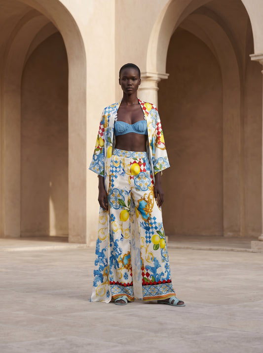 CAPRI UZUN Kimono&PANTOLON TAKIM