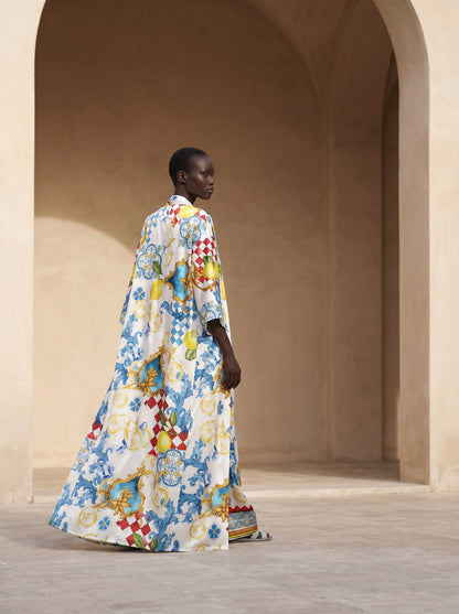 CAPRI UZUN Kimono&PANTOLON TAKIM