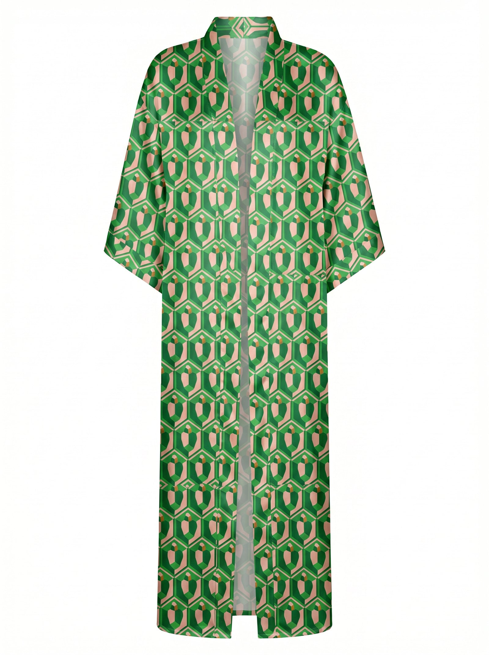 MENTON UZUN KIMONO&PANTOLON TAKIM