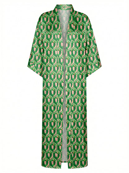 MENTON UZUN Kimono&PANTOLON TAKIM