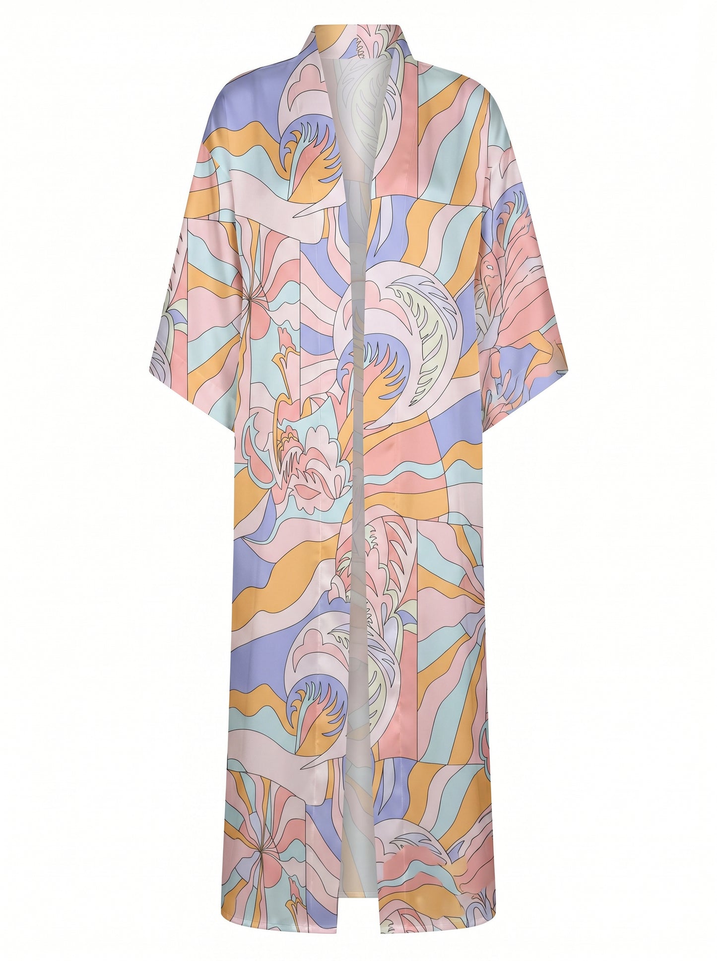 ELBA UZUN Kimono&PANTOLON TAKIM