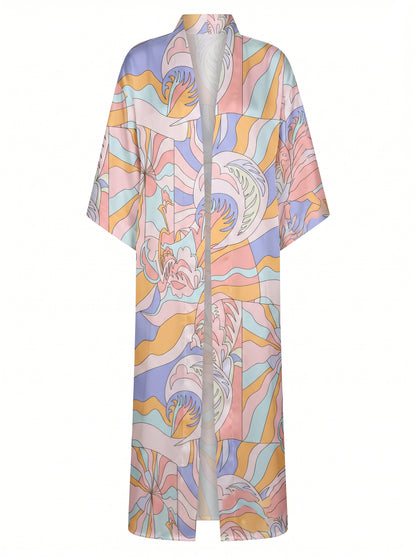 ELBA UZUN Kimono&PANTOLON TAKIM