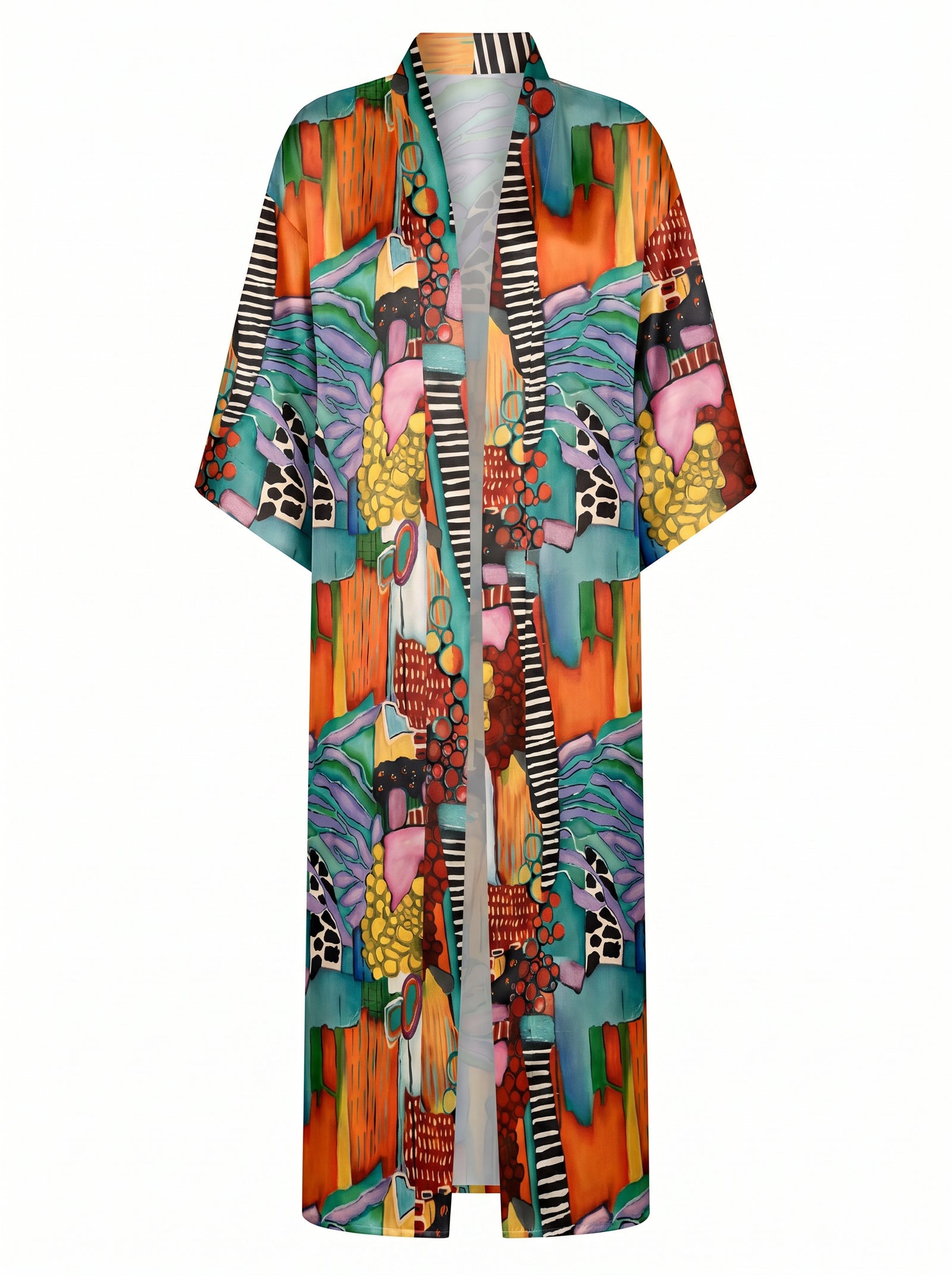 AMALFI UZUN KIMONO&PANTOLON TAKIM