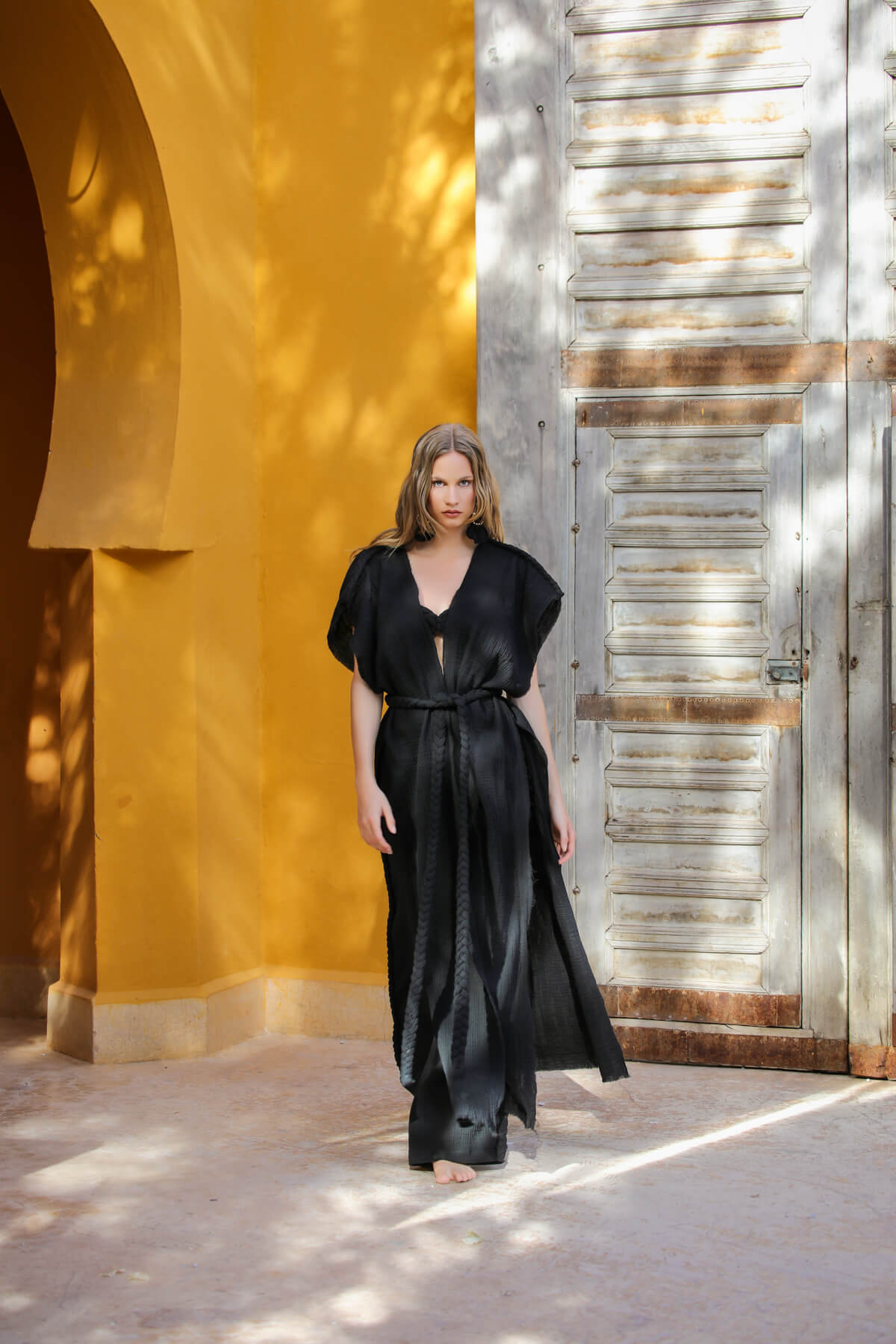 Helen Siyah Kimono