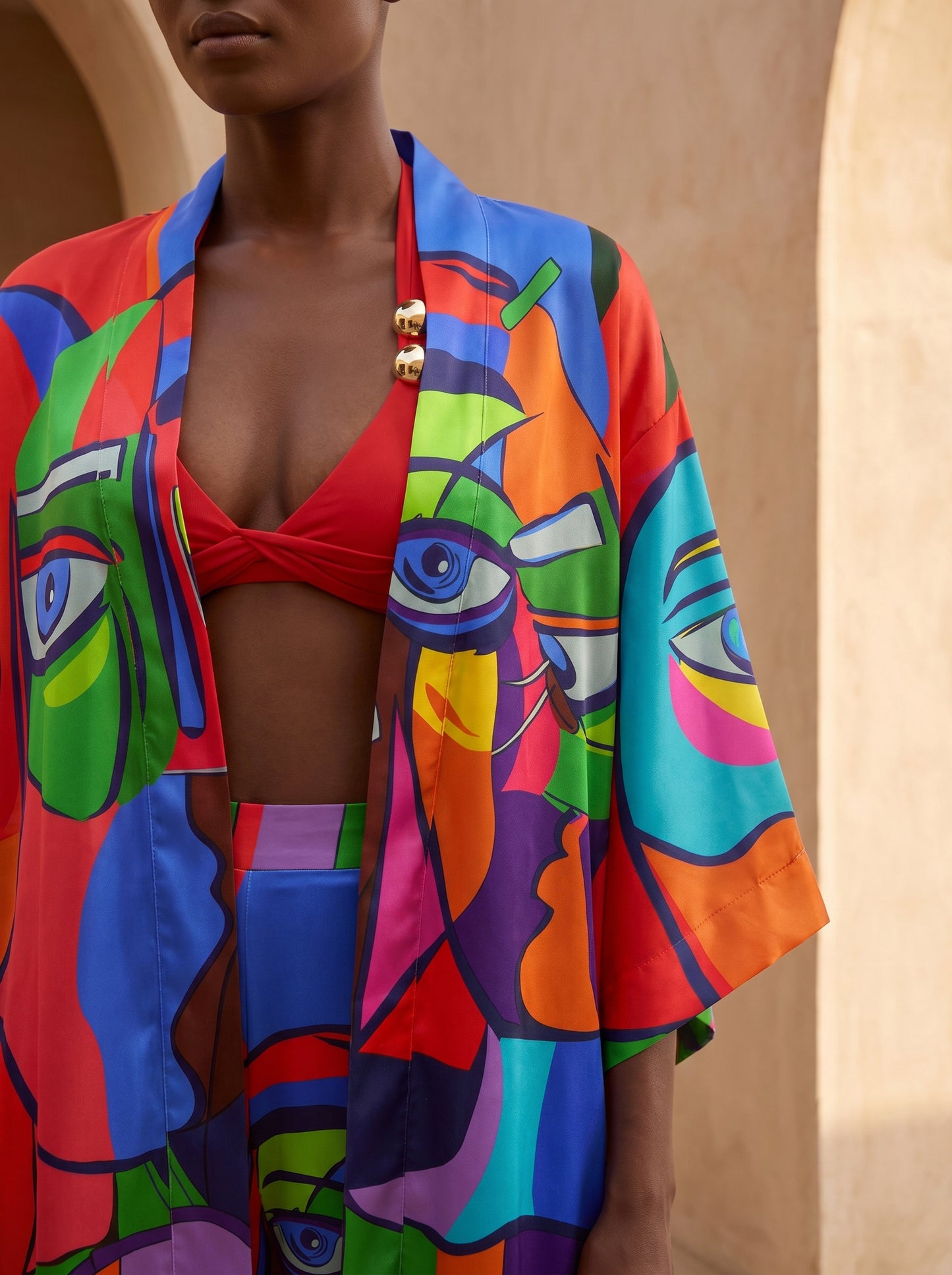 PORTO UZUN Kimono&PANTOLON TAKIM