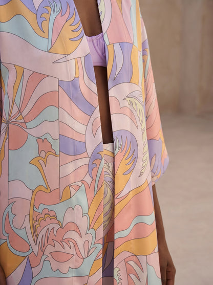 ELBA UZUN Kimono&PANTOLON TAKIM