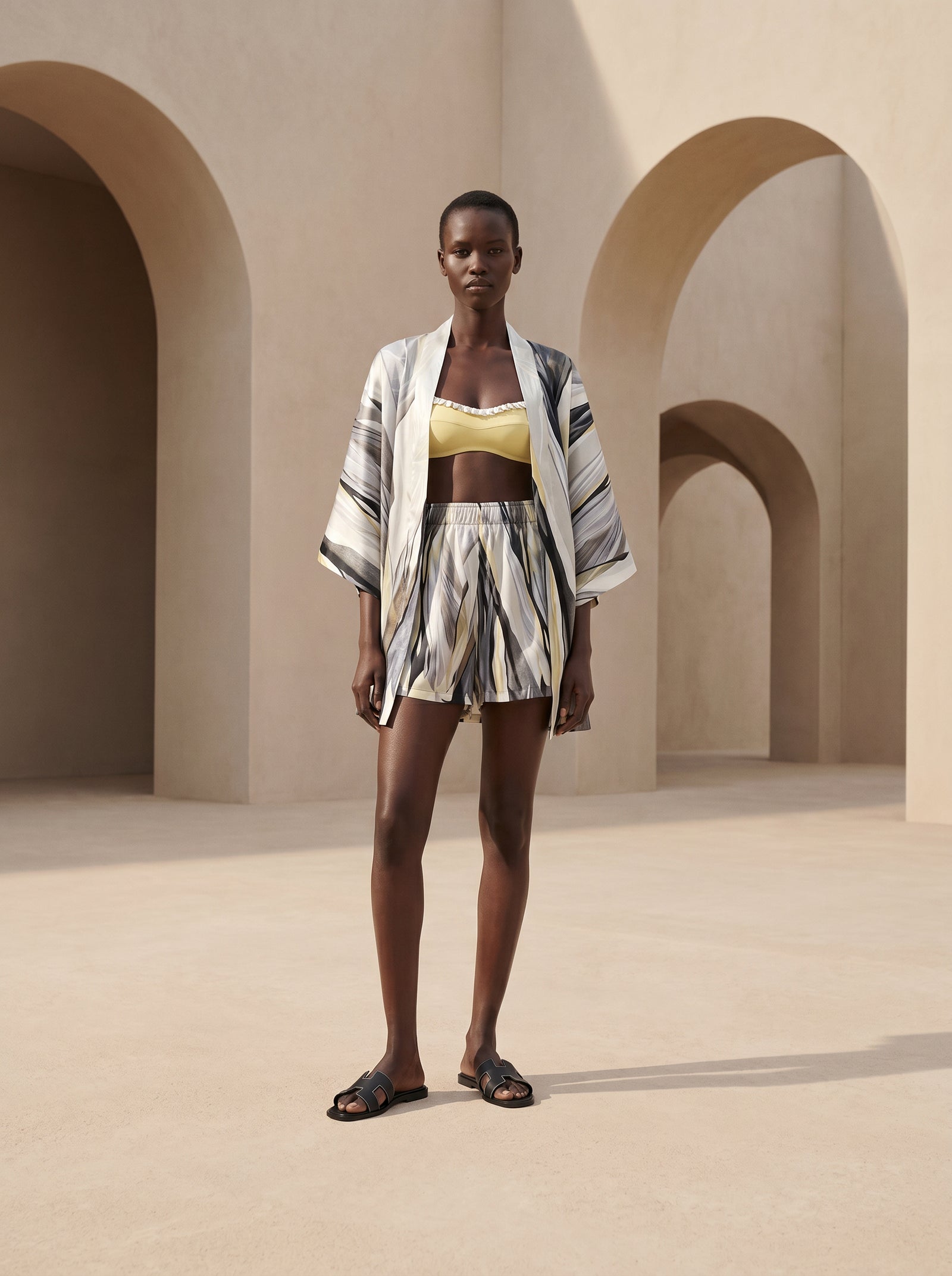 RHODES KISA KIMONO&ŞORT TAKIM