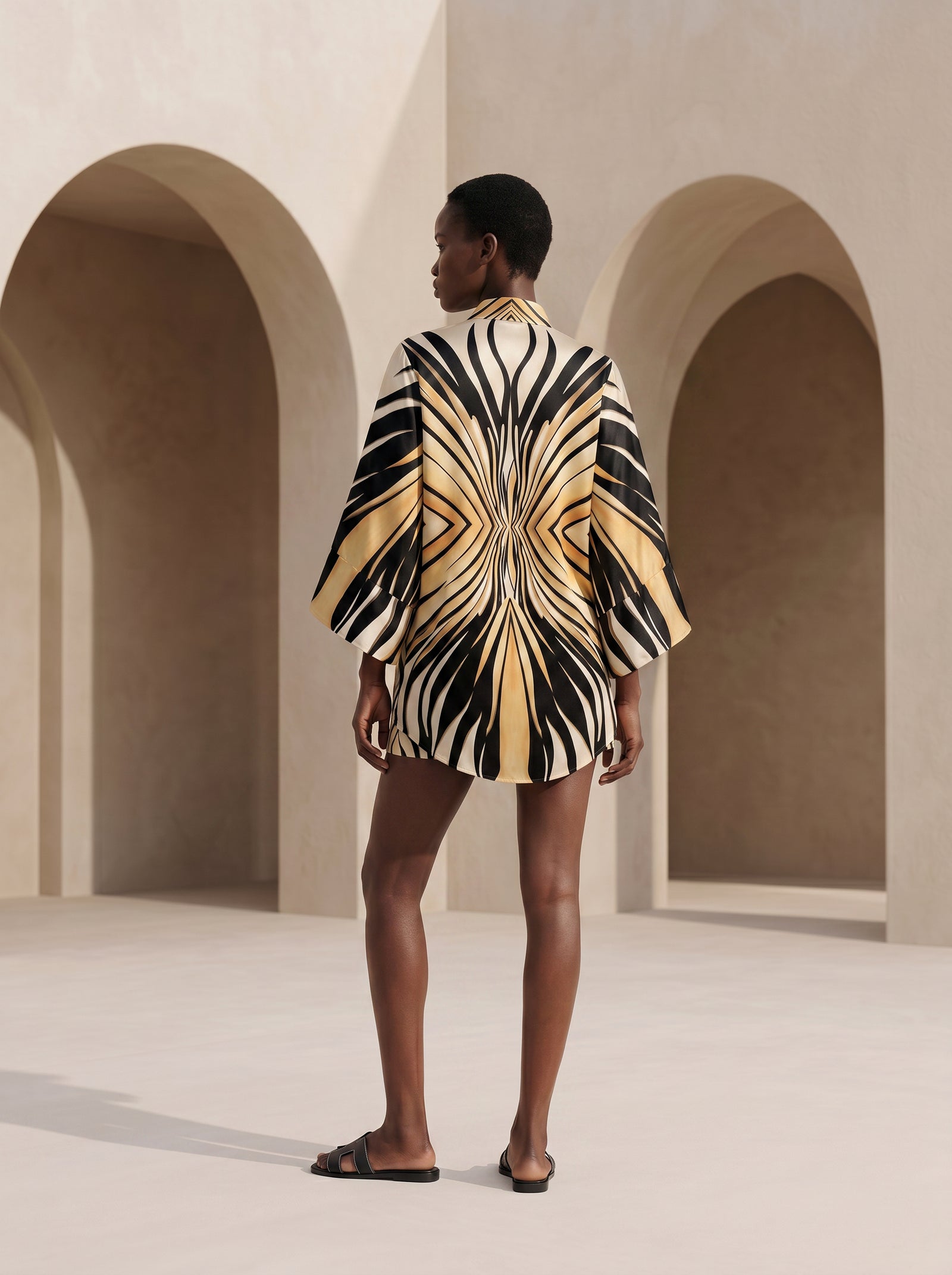 MALAGA KISA KIMONO&ŞORT TAKIM