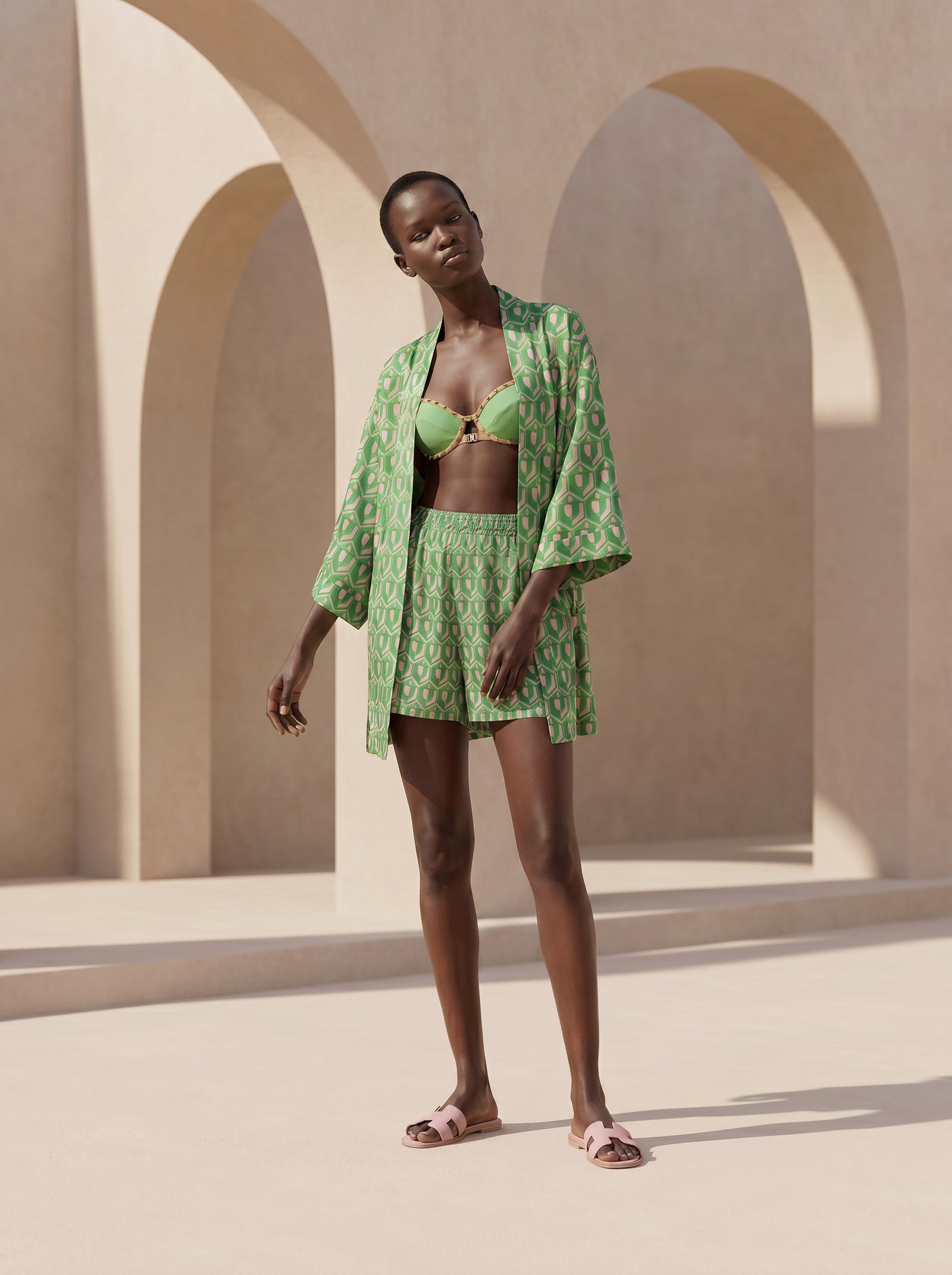 MENTON KISA KIMONO&ŞORT TAKIM