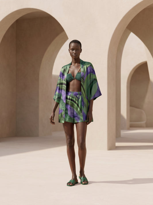 RAVELLO KISA Kimono&ŞORT TAKIM
