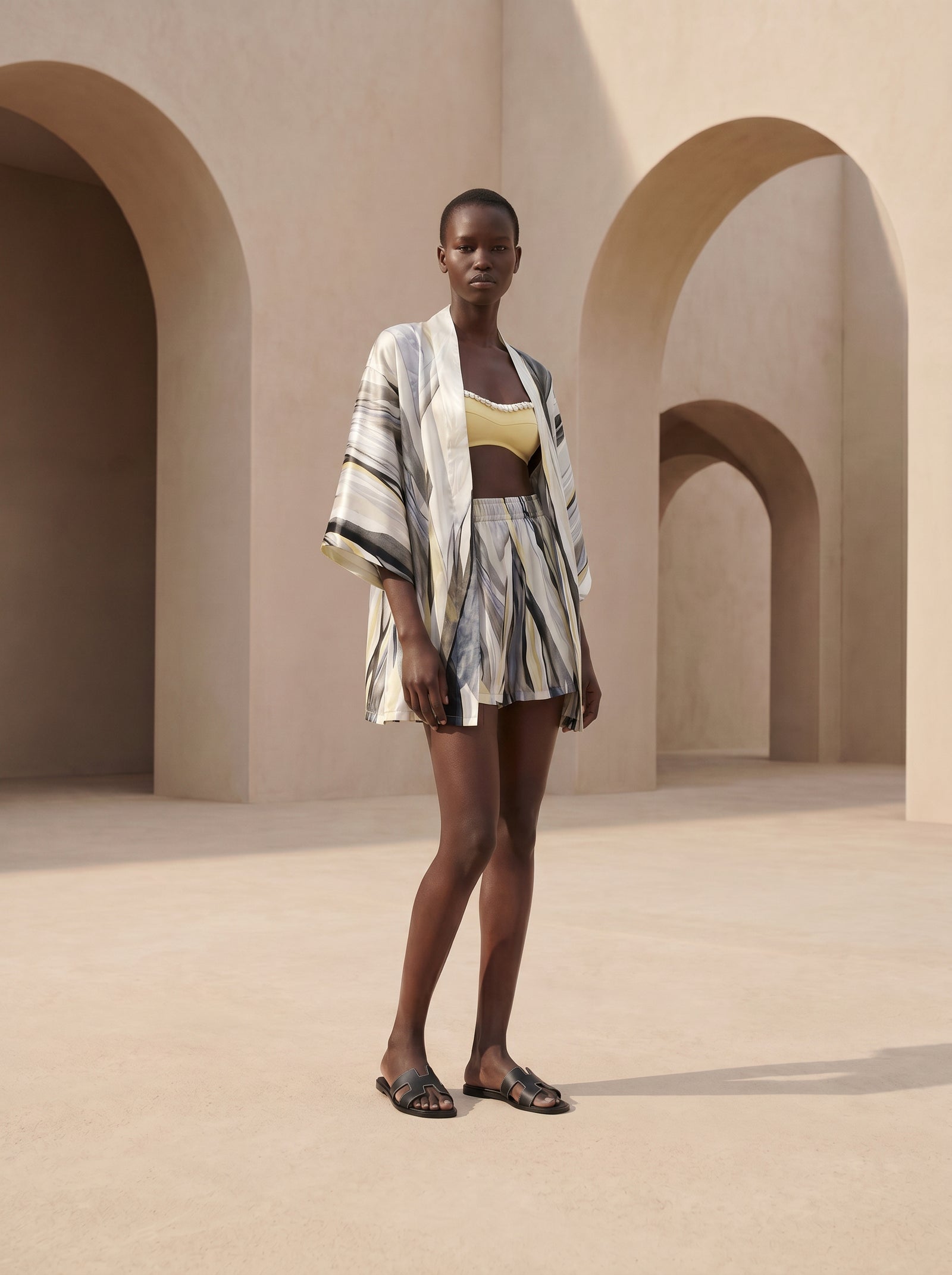RHODES KISA KIMONO&ŞORT TAKIM