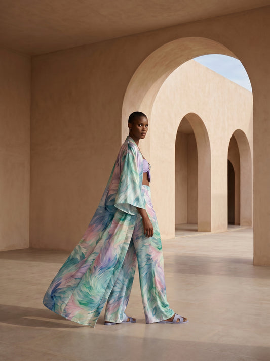 JEJU UZUN Kimono&PANTOLON TAKIM