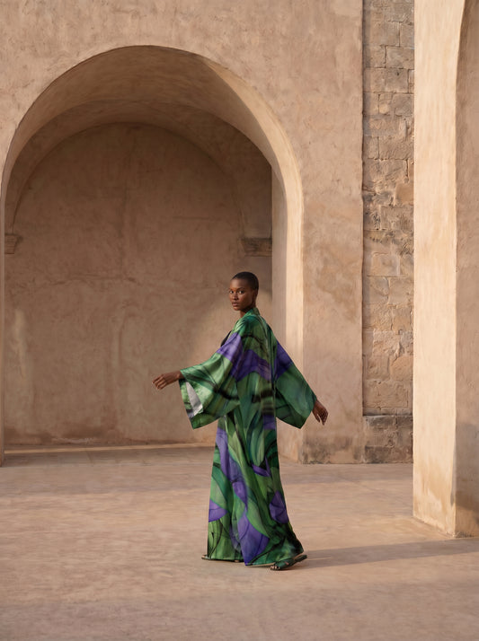 RAVELLO UZUN Kimono&PANTOLON TAKIM