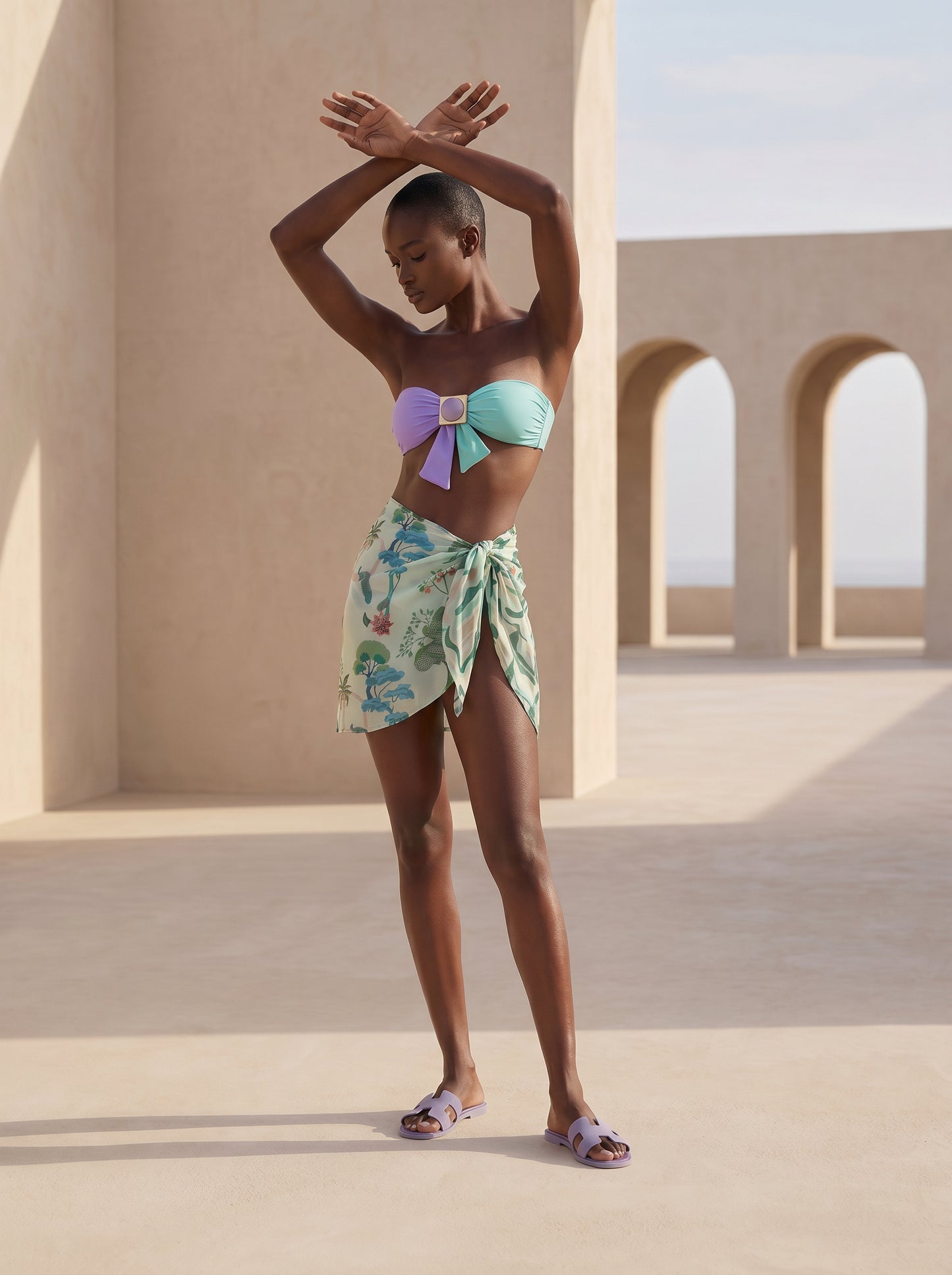 ST. TROPEZ KISA PAREO ETEK