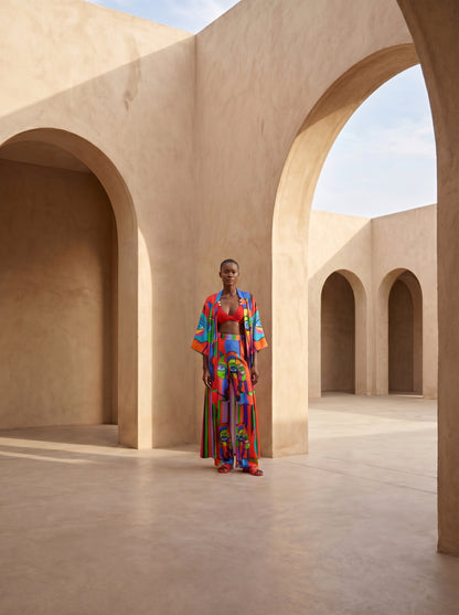 PORTO UZUN Kimono&PANTOLON TAKIM
