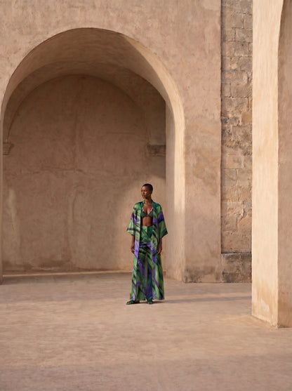 RAVELLO UZUN Kimono&PANTOLON TAKIM