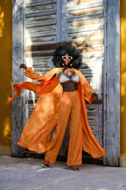 Merzouga Uzun Kimono & Pantolon Takım