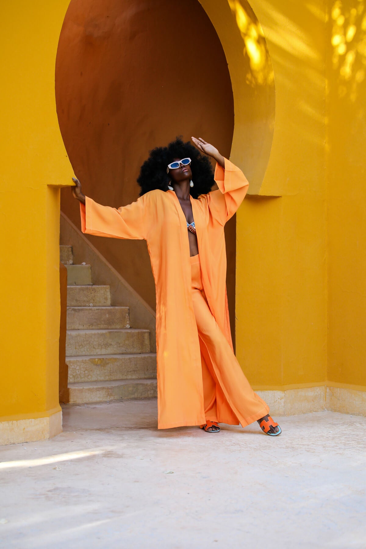 Merzouga Uzun Kimono & Pantolon Takım