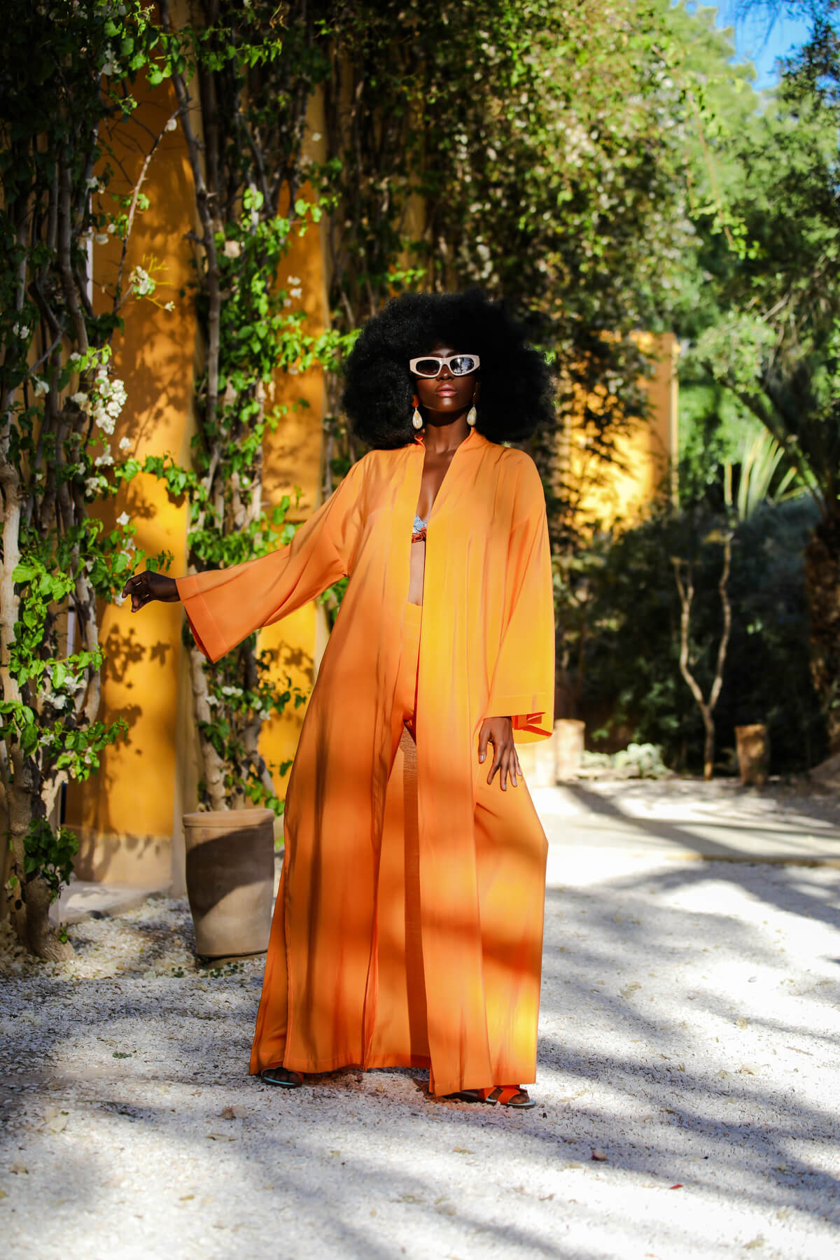 Merzouga Uzun Kimono & Pantolon Takım