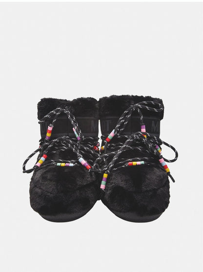 ICON BLACK LOW FAUX FUR BEADS