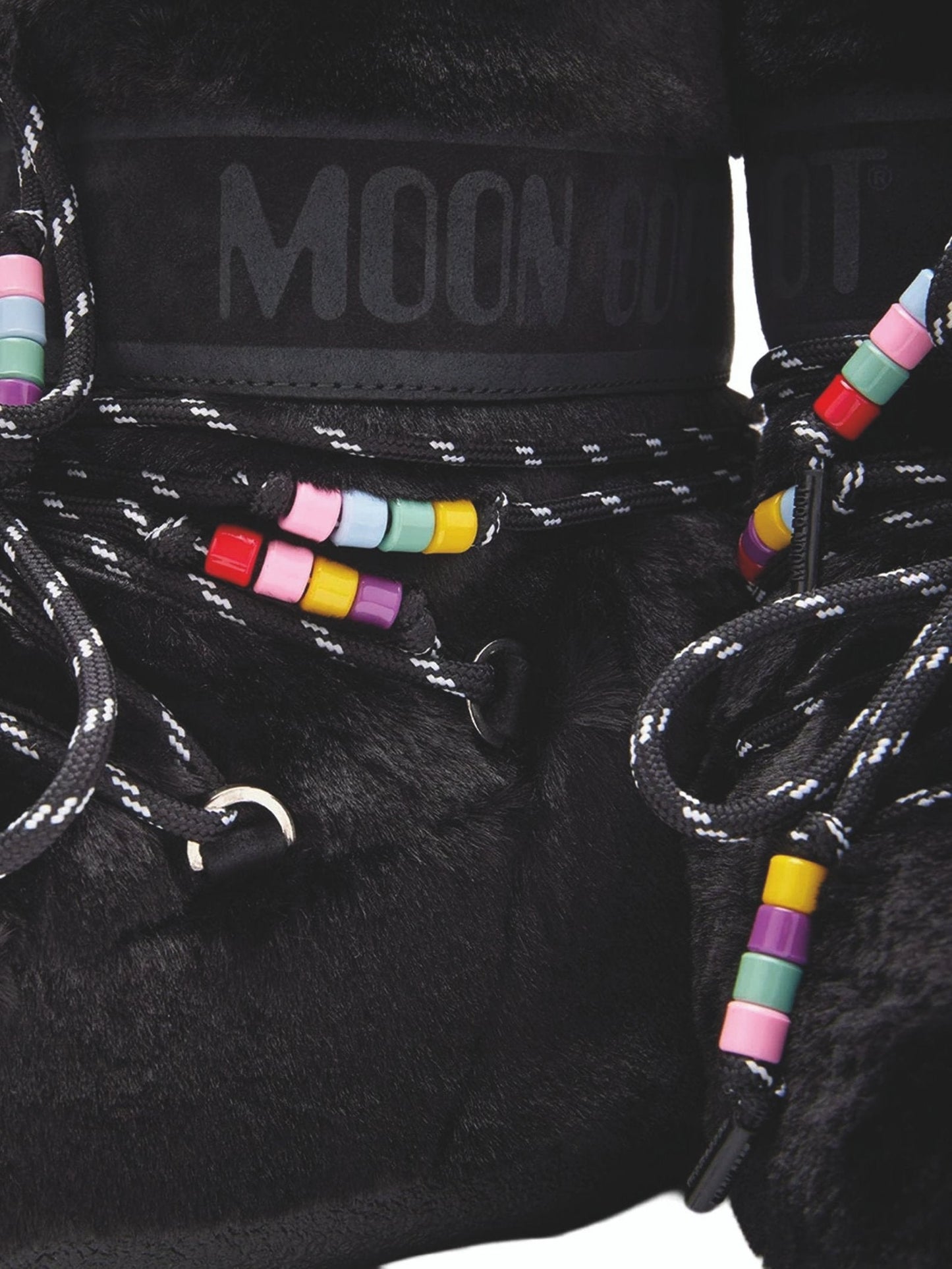 ICON BLACK LOW FAUX FUR BEADS