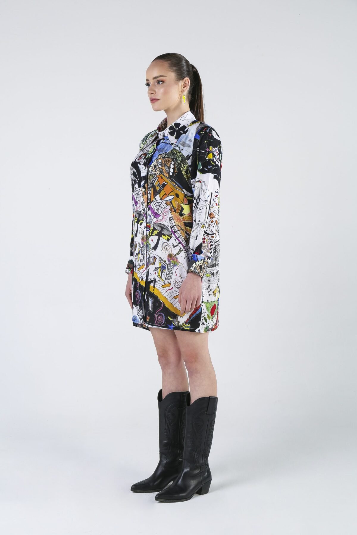 Galaxy Shirtdress - Görsel 2