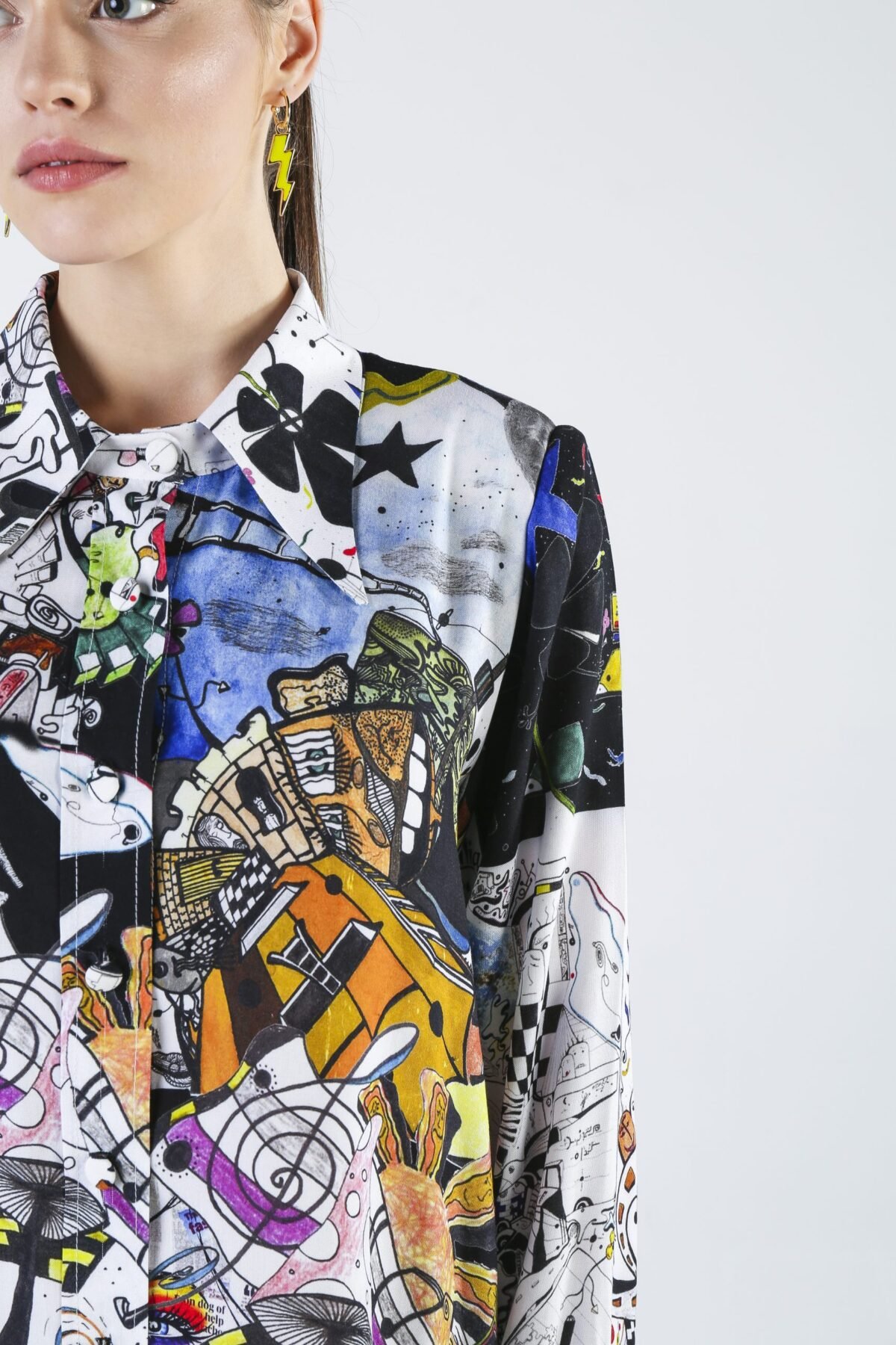 Galaxy Shirtdress - Görsel 5