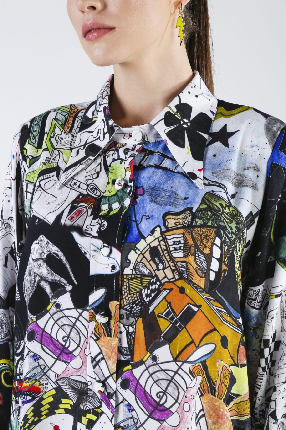 Galaxy Shirtdress - Görsel 4