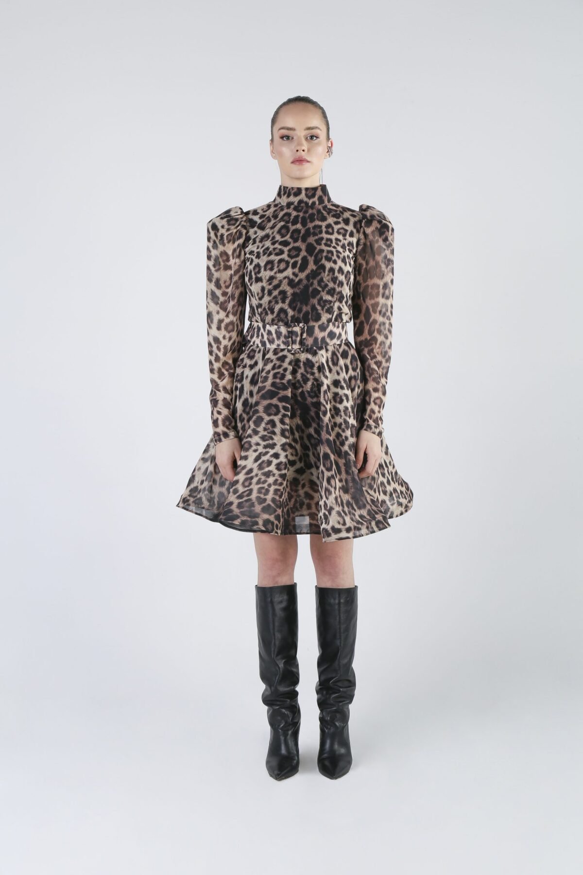 Leopardess Mini Dress