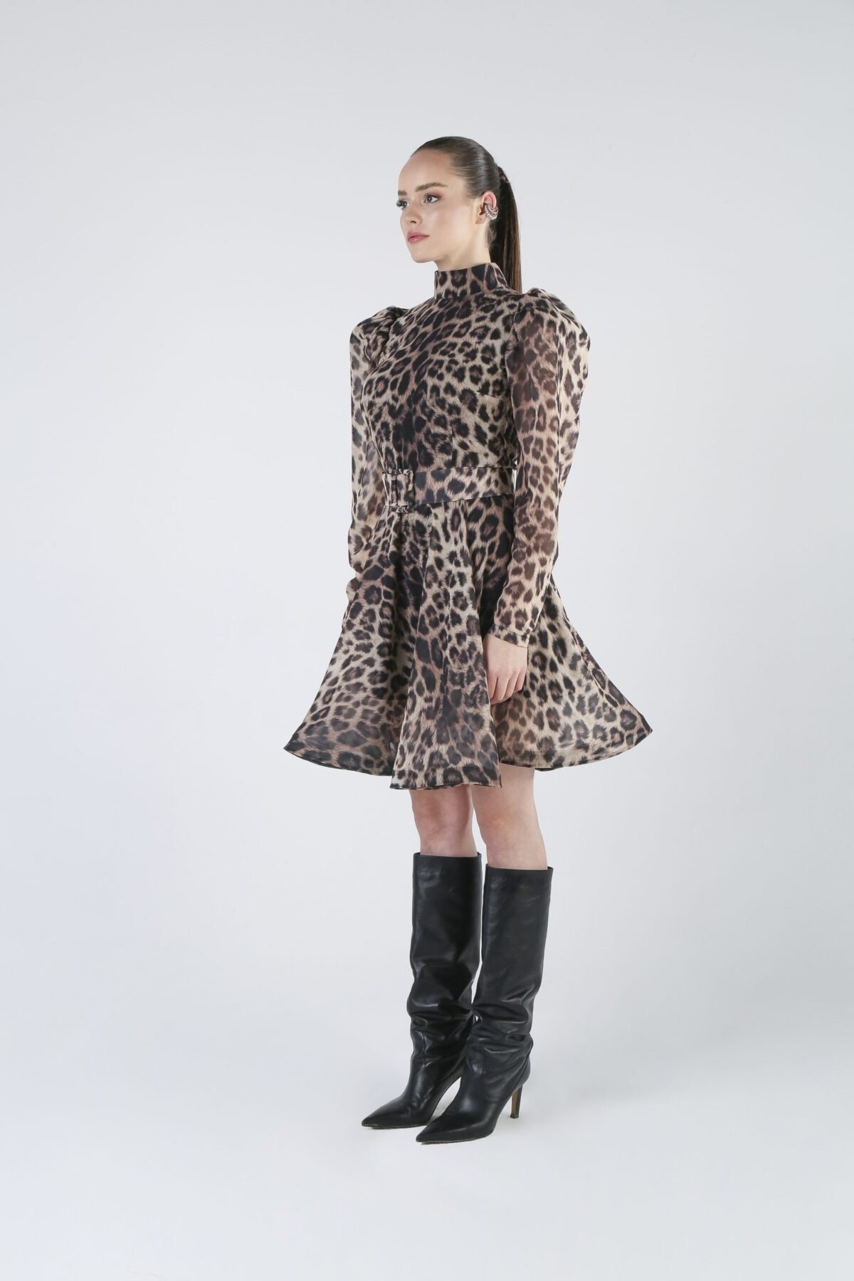 Leopardess Mini Dress - Görsel 2