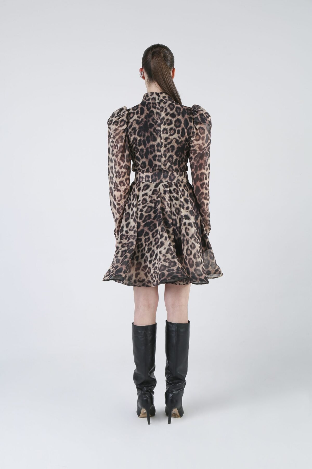 Leopardess Mini Dress - Görsel 3