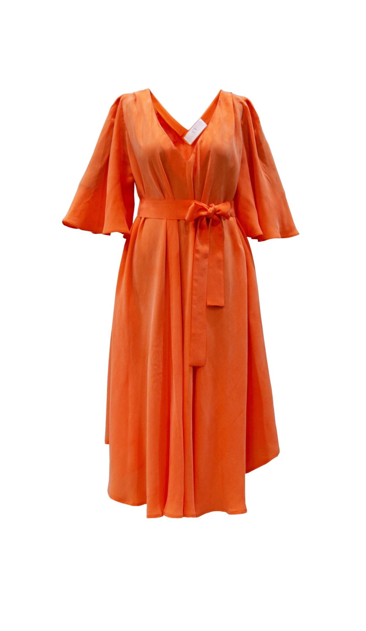 Wavy Orange Dress
